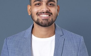 Cheerful Indian businessman smiling closeup portrait for jobs and career campaign